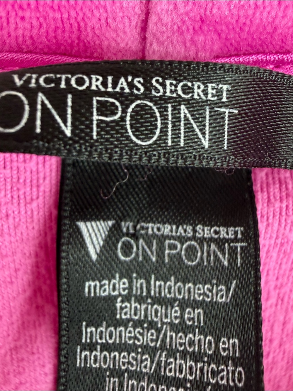 Victoria's Secret Hot Pink Y2k 90s Hoodie Jacket - Picture 4 of 12